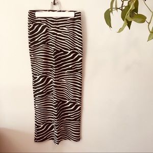 ZEBRA PRINT PENCIL SKIRT